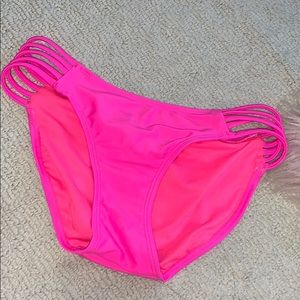Pink Target bikini bottoms